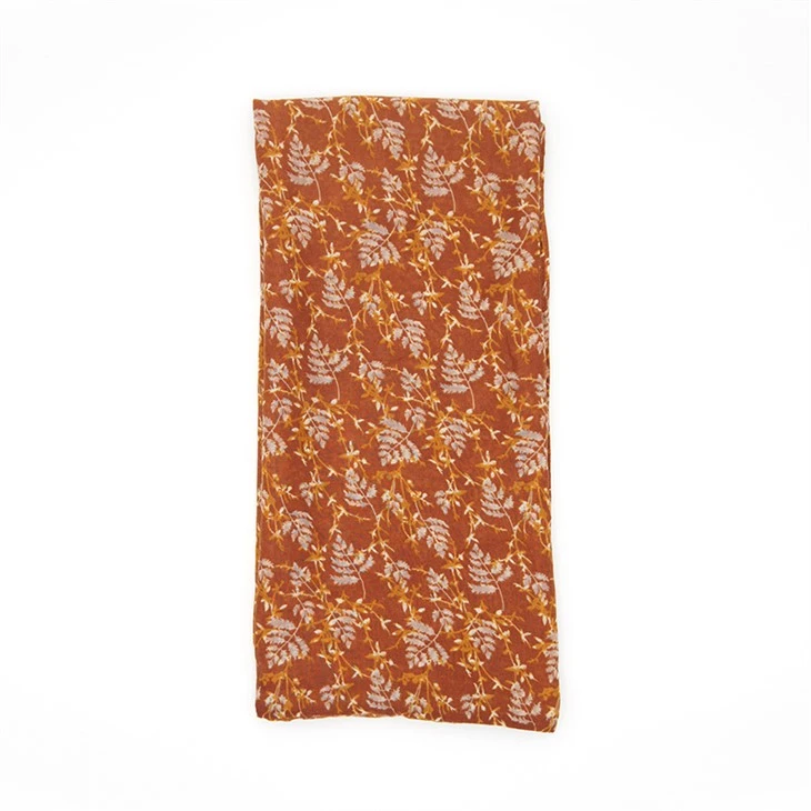 Red Floral Scarves For Women